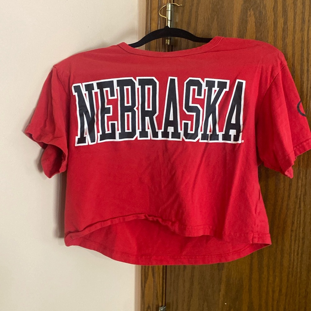 Nebraska size medium crop top
